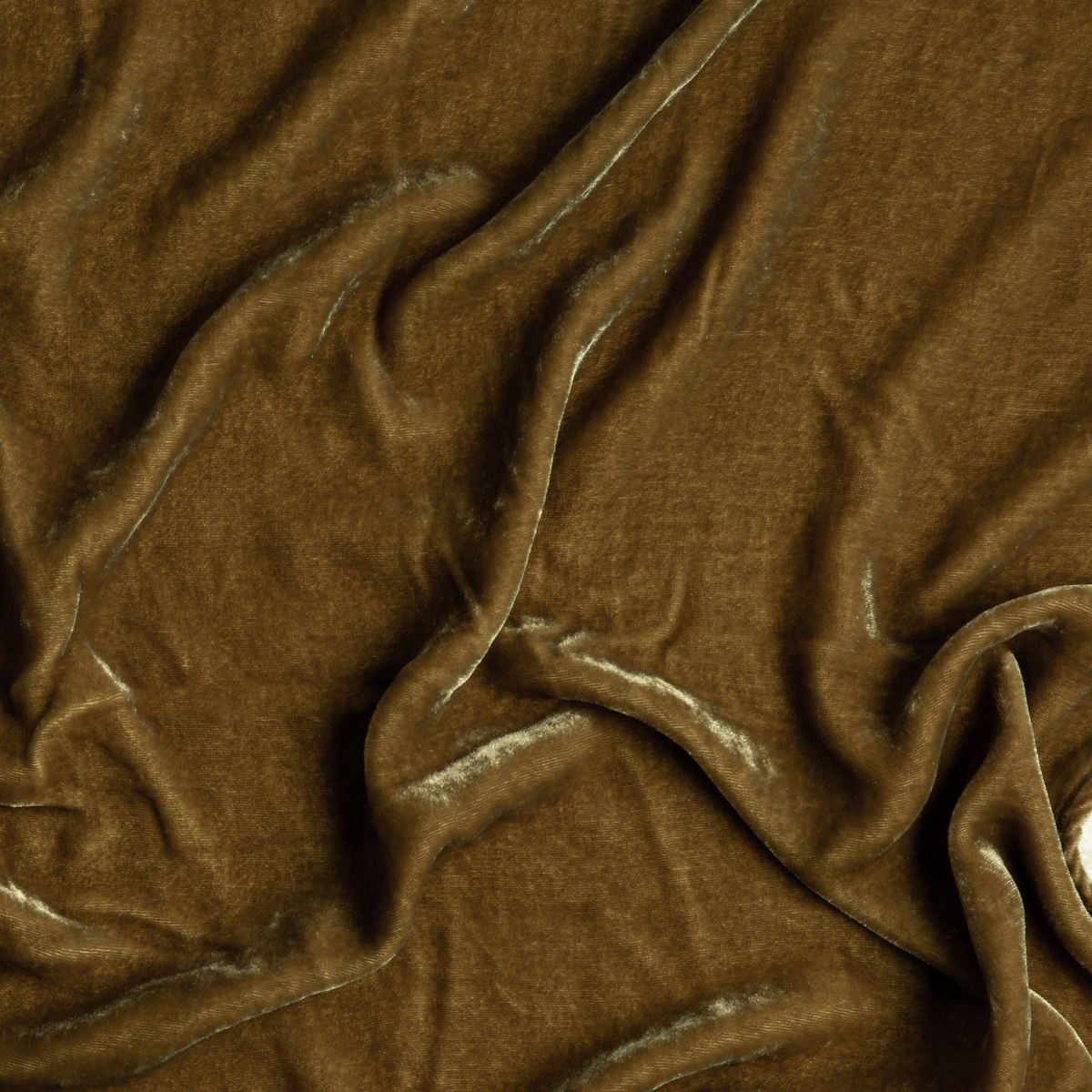 Carmen Sham | Honeycomb | A close up of silk velvet fabric in honeycomb, a warm golden tone.