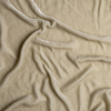 Silk Velvet Swatch Card | Parchment | A close up of silk velvet fabric in parchment, a warm, antiqued cream.