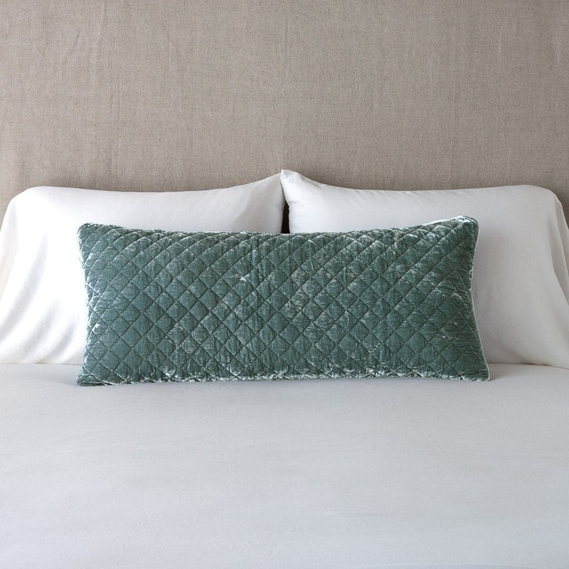 Quilted hotsell lumbar pillow