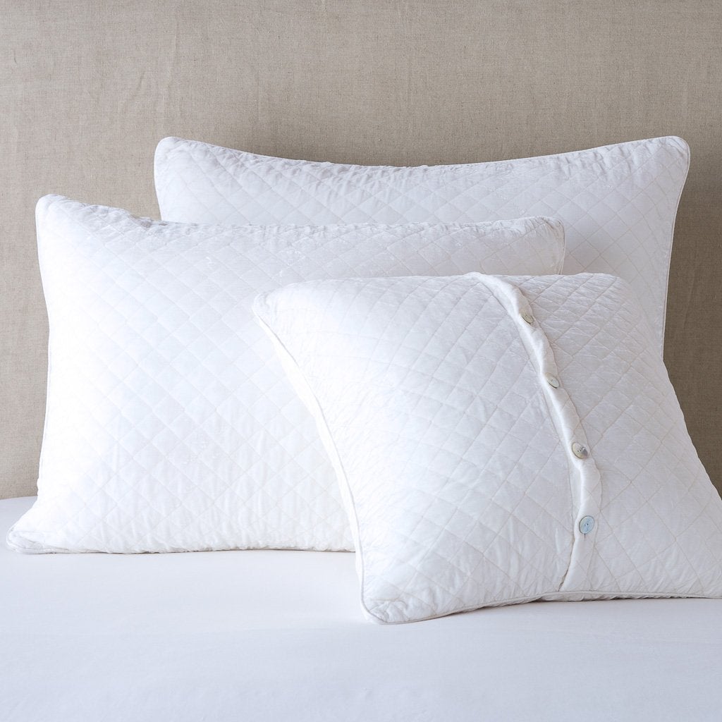 Quilted euro deals pillow shams