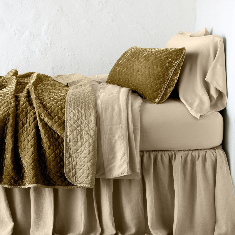 Silk Velvet Quilted Blanket Bella Notte Linens