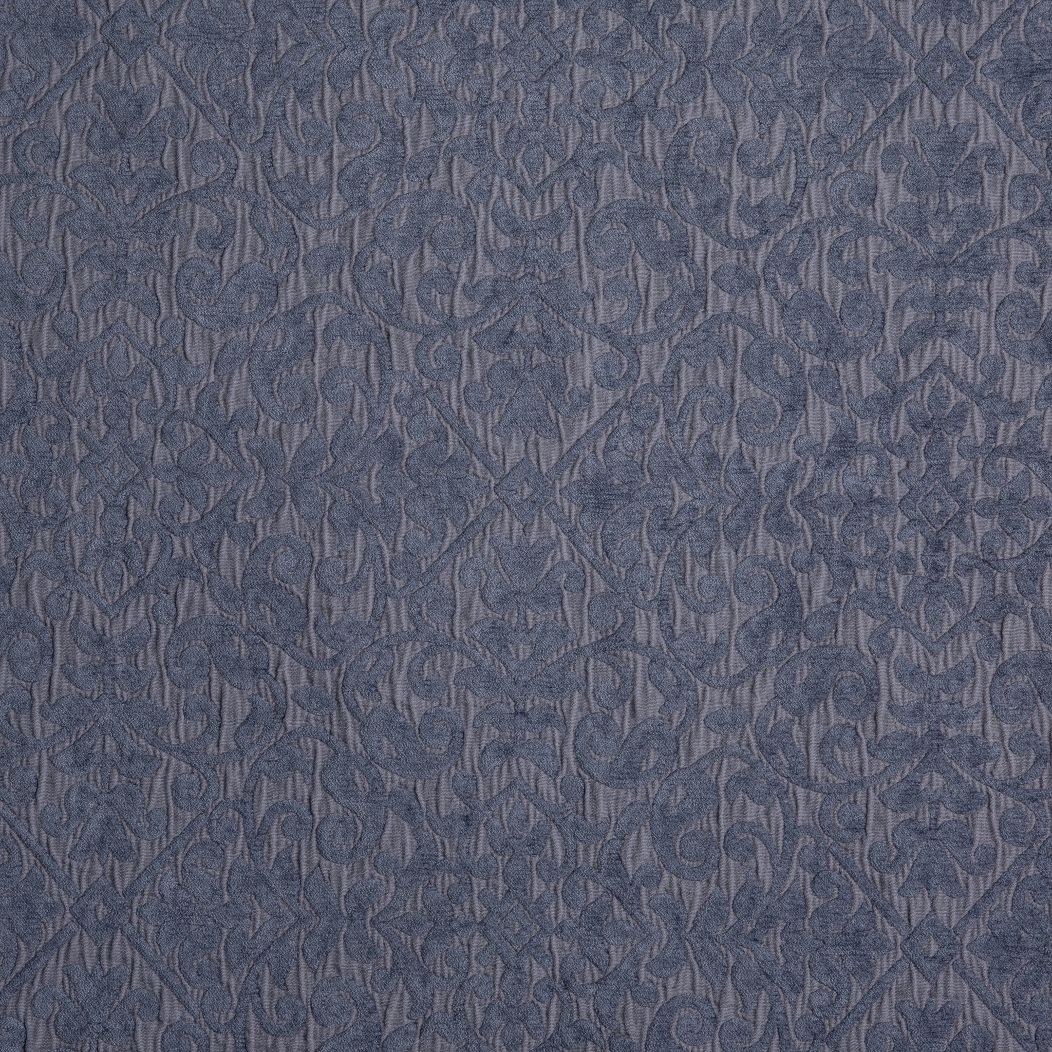 Vienna Baby Blanket | French Lavender | a close up of cotton chenille fabric in french lavender, a neutral violet tone.