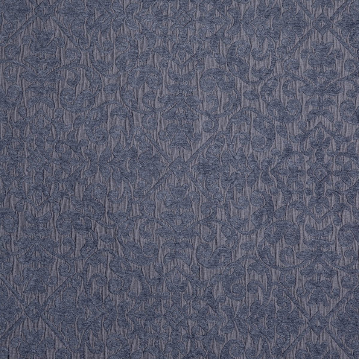 Vienna Twin Coverlet | French Lavender | a close up of cotton chenille fabric in french lavender, a neutral violet tone.