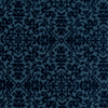 Vienna Sham | Midnight | A close up of cotton chenille fabric in midnight, a rich indigo tone.